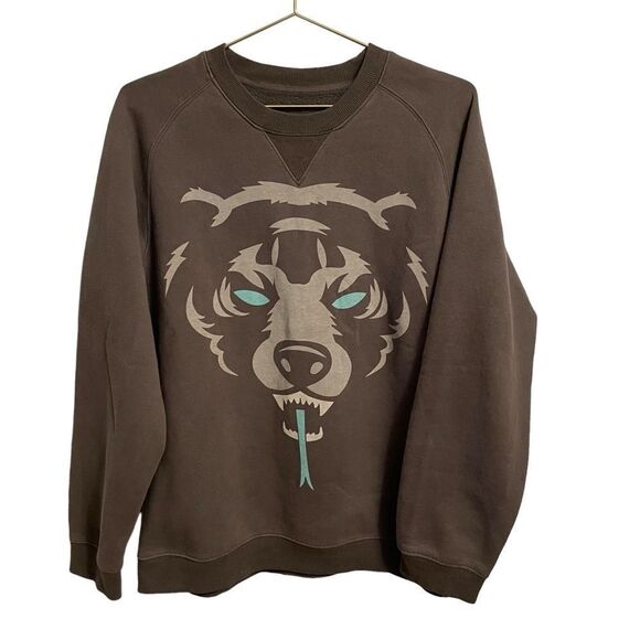 Mishka MNWKA Bear Snake Sweatshirt Size MED - Picture 1 of 6